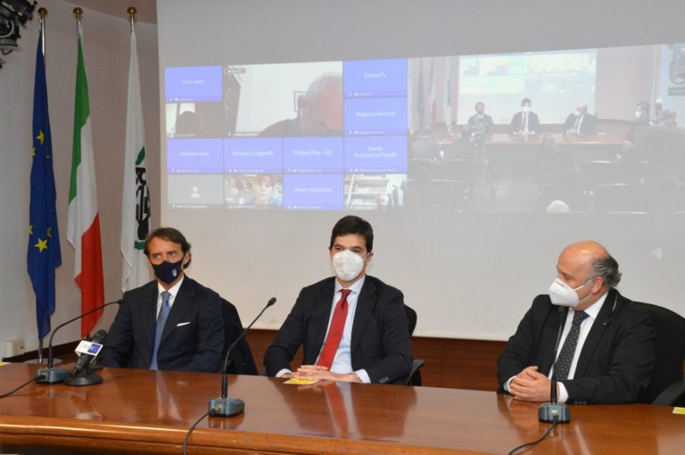 Mancini testimonial delle Marche