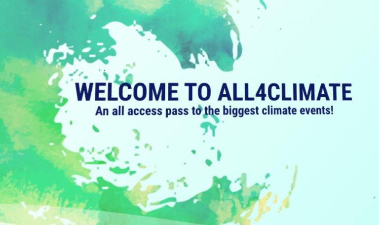 Verso COP26, on line oltre 160 eventi di “All4Climate”
