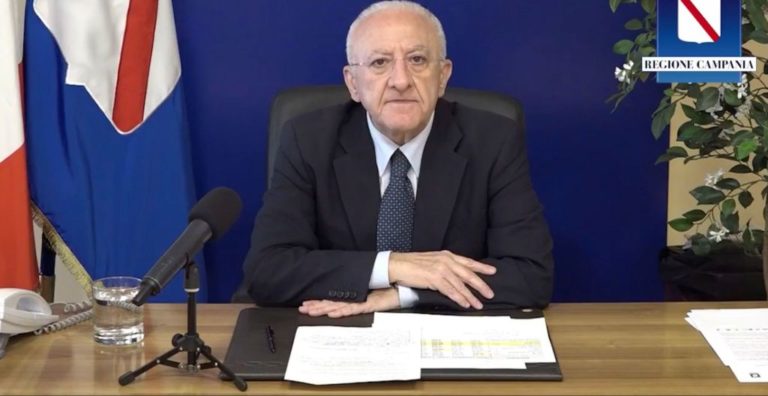 Recovery, De Luca “Il 40% delle risorse al Sud? Non è così”