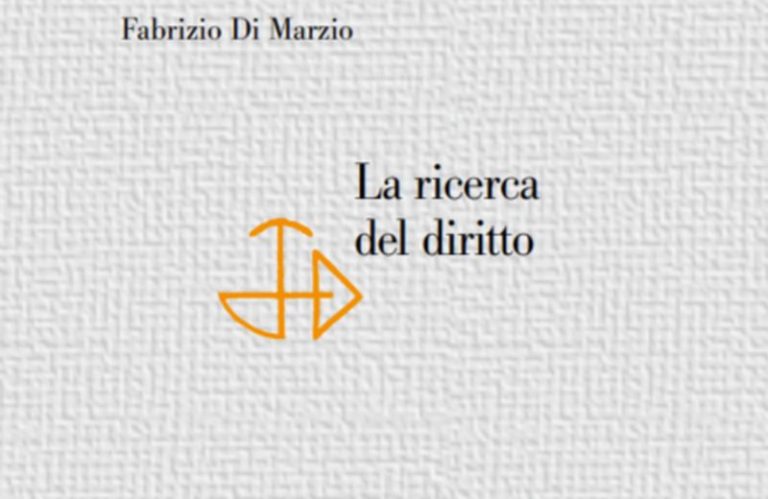 Libri, esce “La ricerca del diritto” di Fabrizio Di Marzio