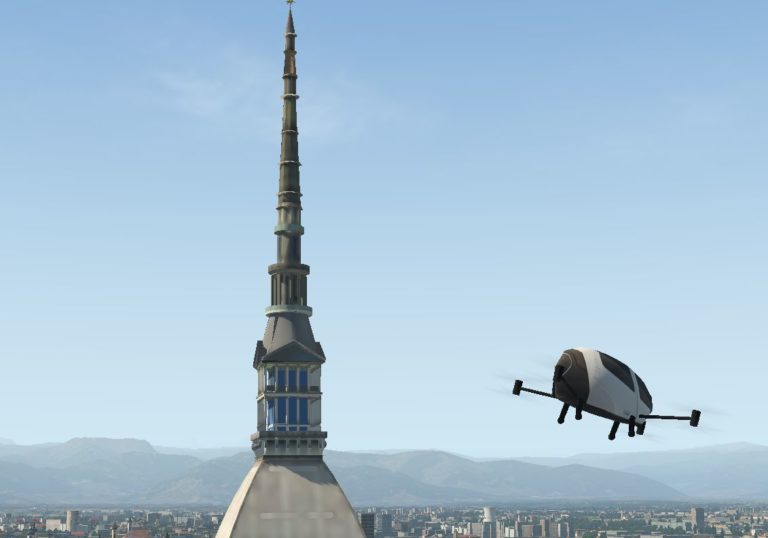 Nasce a Torino il primo Digital Twin della mobilità aerea urbana