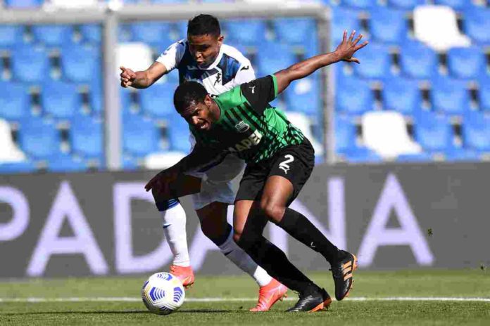 Sassuolo-Atalanta serie A