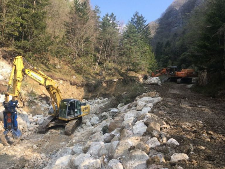 Messo in sicurezza il Rio Torto a Pedemonte in Veneto