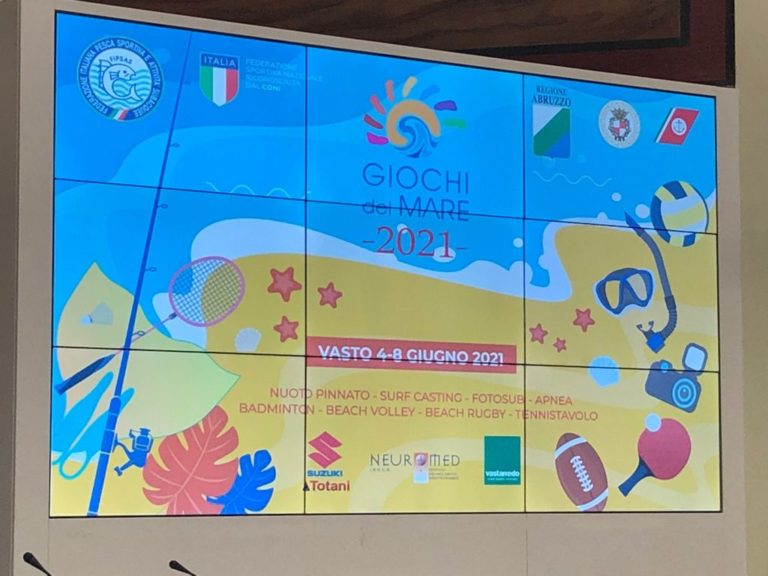 Giochi del mare: si riparte da Vasto dal 4 all’8 giugno