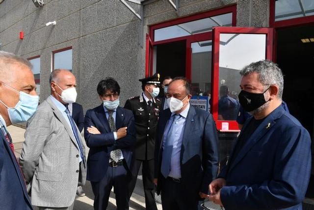Inaugurata l’aula bunker di Lamezia, Spirlì “Casa della giustizia”