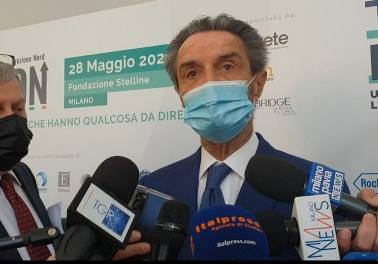 Fontana “Lombardia verso zona bianca dal 14 giugno”