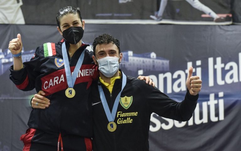Samele e Gregorio campioni italiani di sciabola