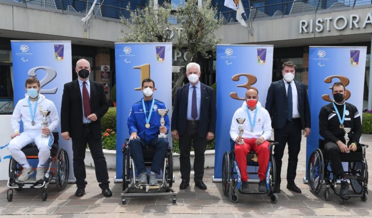 Titoli fioretto paralimpico a Betti, Cima, Russo, Mogos e Biagini