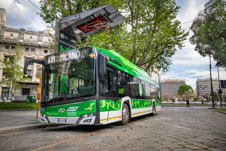 Atm Milano, in servizio primi 4 charger per ricarica wireless e-bus