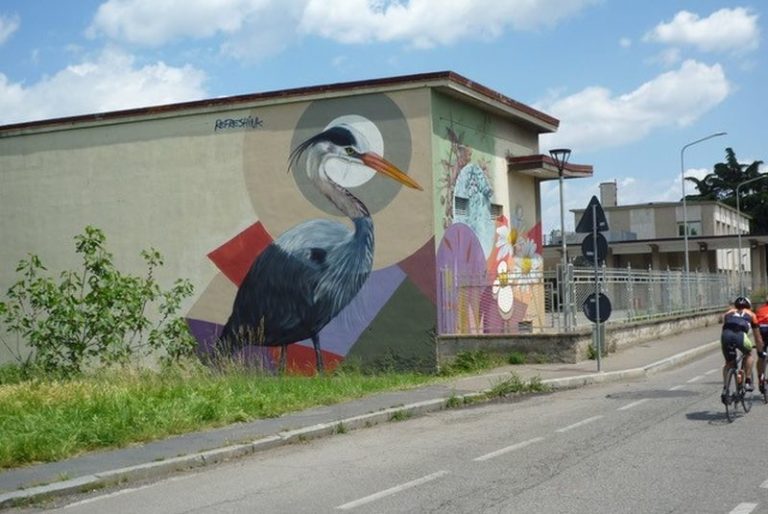 A Corsico l’opera di street art che celebra la biodiversità