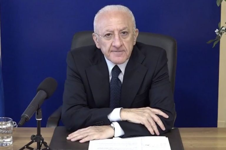 De Luca “La Campania ha recuperato tutti i vaccini mancanti”
