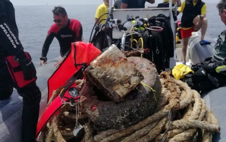 Pulifondali, pescati e riciclati 20 quintali di rifiuti