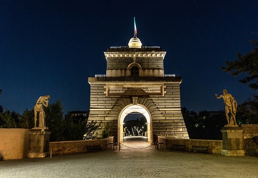 Roma, Acea “illumina” la Torretta Valadier a Ponte Milvio