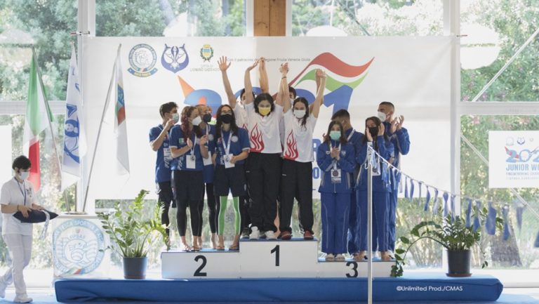 Mondiali Nuoto Pinnato Juniores, subito un argento per l’Italia