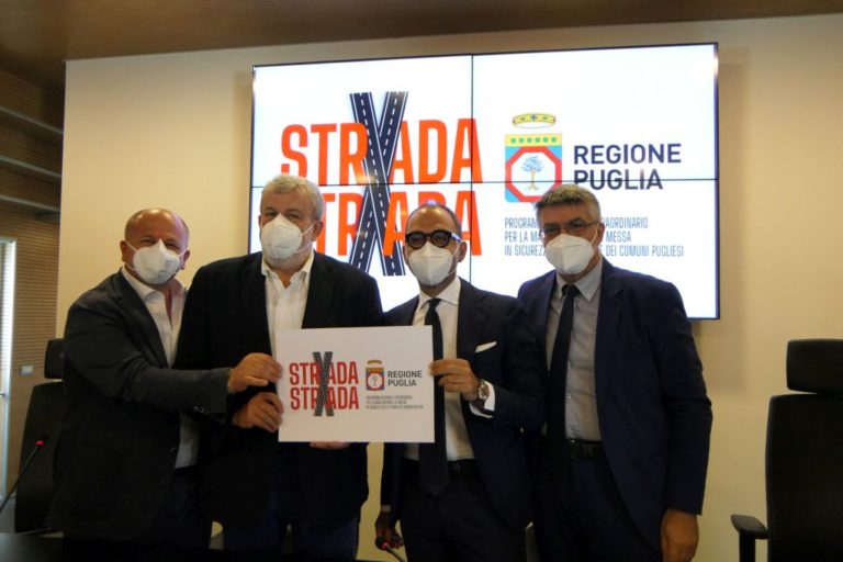 Puglia, 100 milioni per mettere in sicurezza strade e aree pedonali