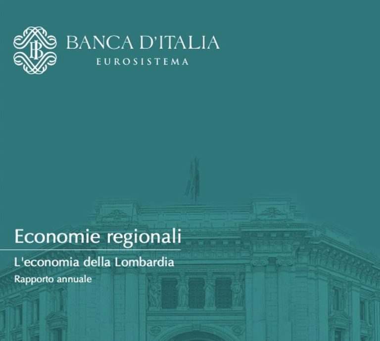 Bankitalia, nel 2020 Pil Lombardia -9,4% e -77mila occupati