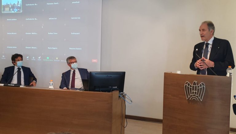 Bardi “in Basilicata tessuto imprenditoriale sano, pronti per ripresa”