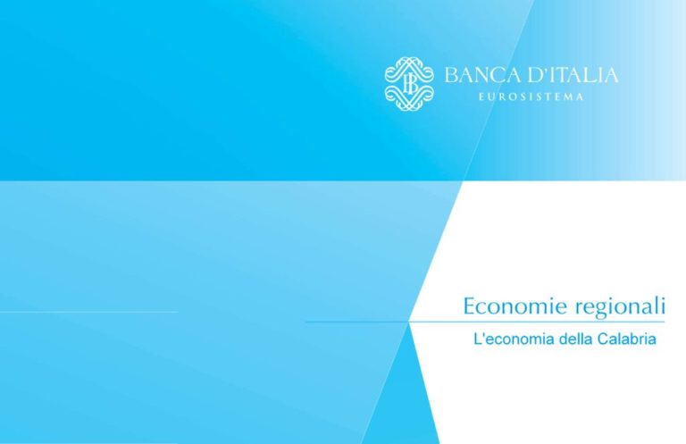 Bankitalia, da Covid pesanti ripercussioni su economia Calabria