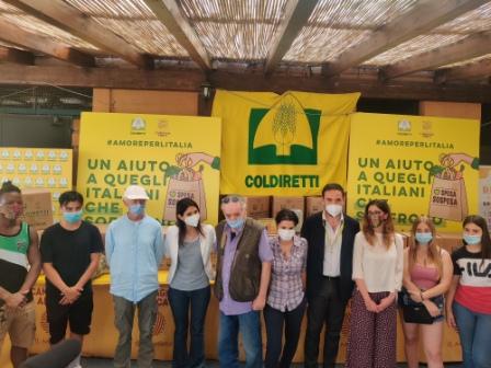 Raggi “Da Coldiretti 55 pacchi alimentari per cohousing Roma”