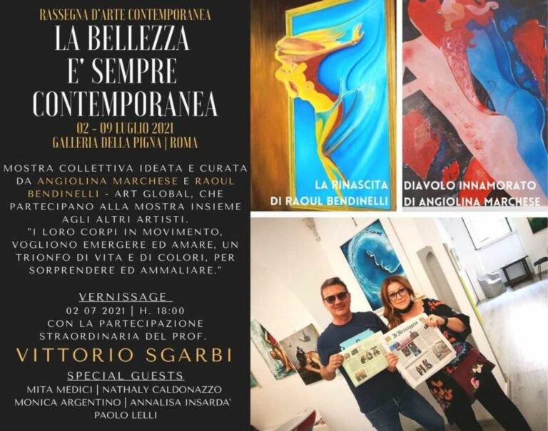 A Roma la mostra collettiva “La bellezza è sempre contemporanea”
