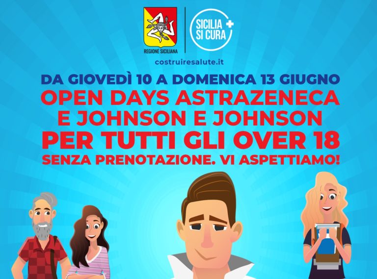 Vaccino, da domani a domenica dosi a over 18 senza prenotazioni