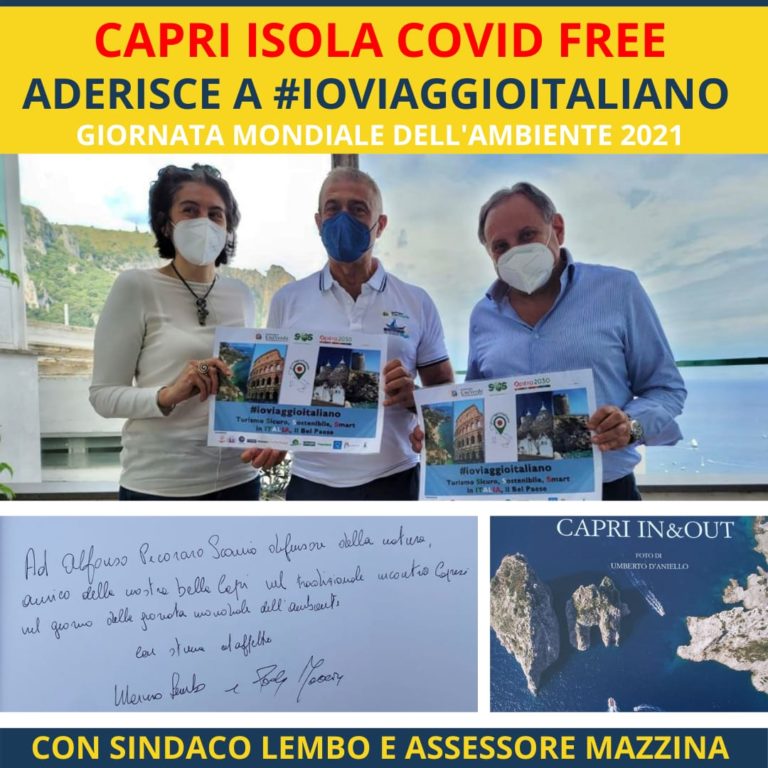 #Ioviaggioitaliano riparte da Capri Covid free