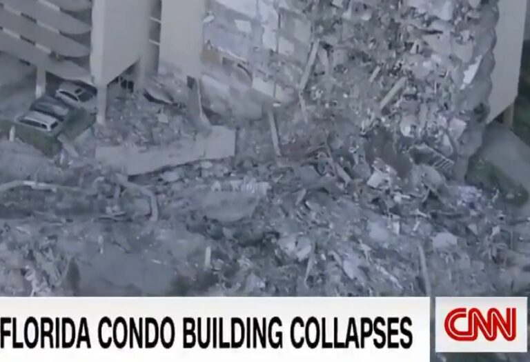 Crolla palazzo a Miami, un morto e oltre 50 dispersi