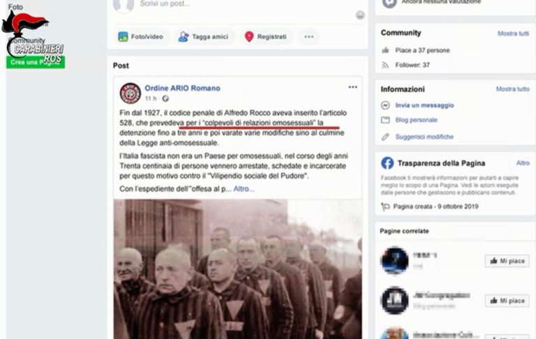 Istigavano all’odio razziale, 12 indagati