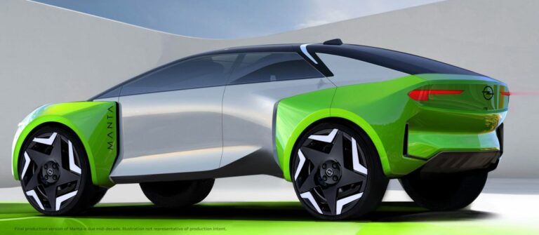 Opel totalmente elettrica dal 2028, sbarca in Cina e lancia la Manta-e