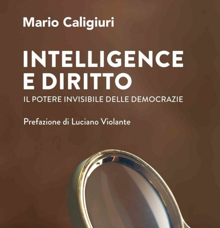 “Intelligence e diritto” nel nuovo libro di Mario Caligiuri