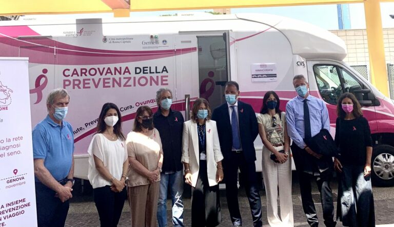 Tumori del seno, parte da Roma la “Carovana della Prevenzione”