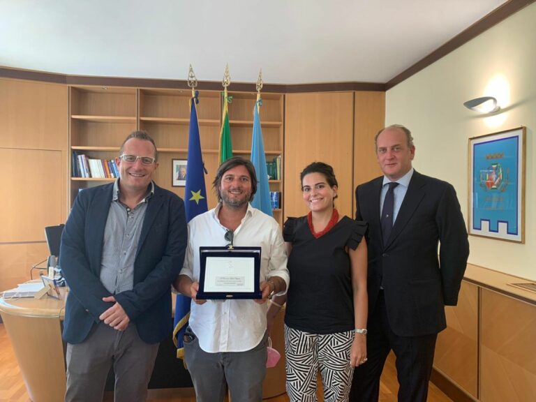 Cultura, Giovanni Paolo Caprini premiato in Consiglio Regionale Lazio