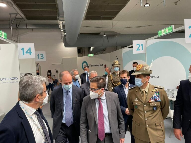 Covid, 23 mila vaccinati all’hub Acea