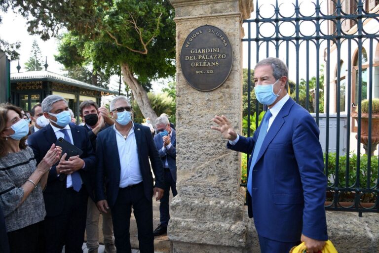 Palermo, riaperti dopo quattro anni i Giardini del Palazzo Orleans
