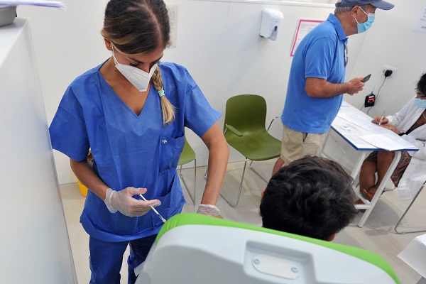 Nel Lazio 553 nuovi contagiati e 8 decessi, a Roma 234 casi