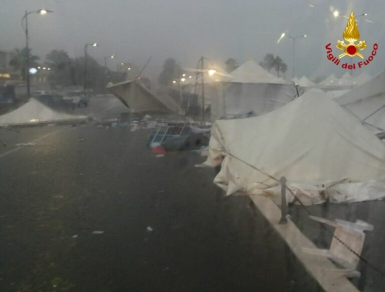 Maltempo, temporali e trombe d’aria in Calabria