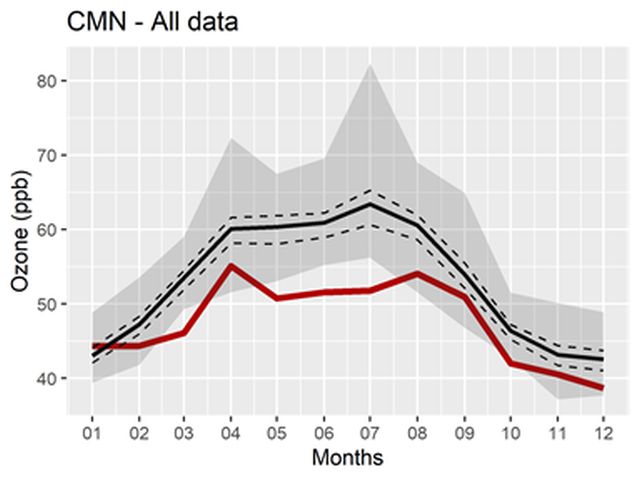 I lockdown possibile causa dei bassi valori di ozono troposferico