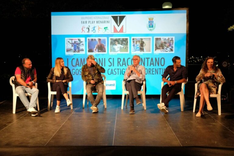 Al Premio Menarini grande successo per “I Campioni si raccontano”
