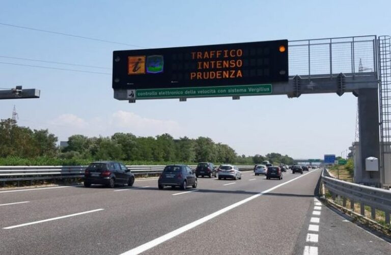 A luglio traffico in crescita, picco il 23 e il 29