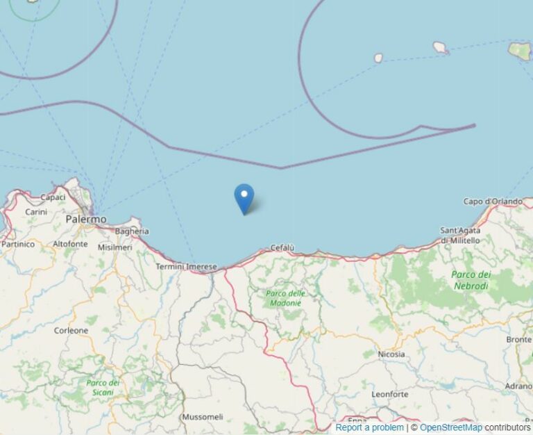 Forte scossa di terremoto avvertita nel Palermitano