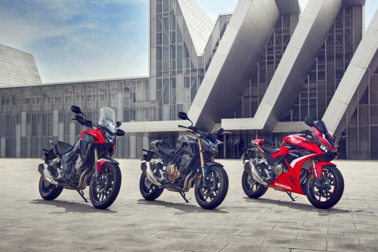 Honda rinnova CB500F, CBR500R e CB500X