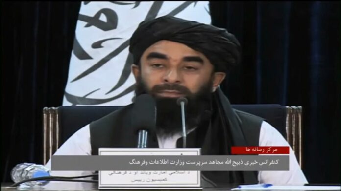 IL PORTAVOCE DEI TALEBANI, ZABIHULLAH MUJAHID