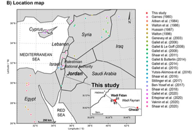 Medio Oriente, definito il campo magnetico tra 10.000 e 8.000 anni fa