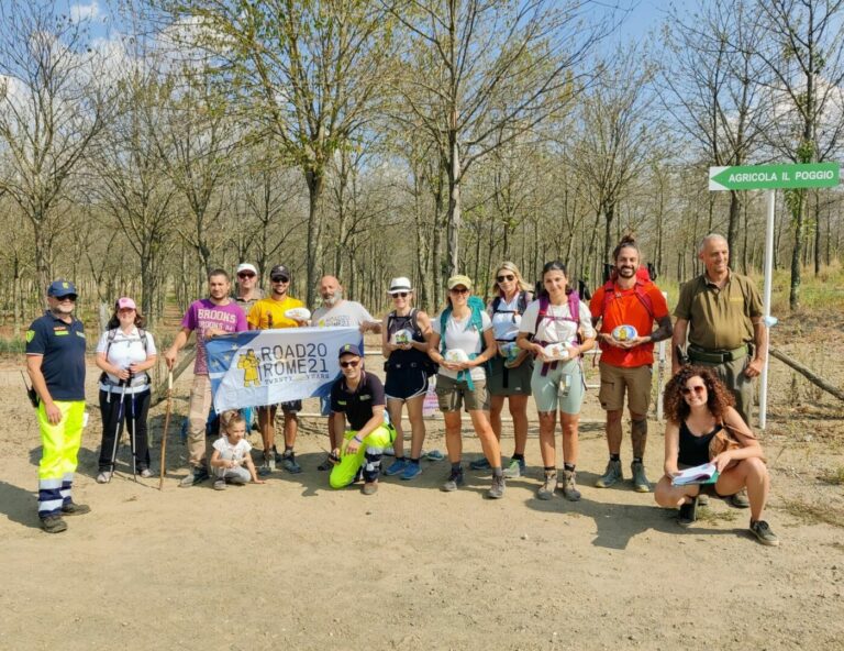 Arriva a Roma staffetta europea della Via Francigena
