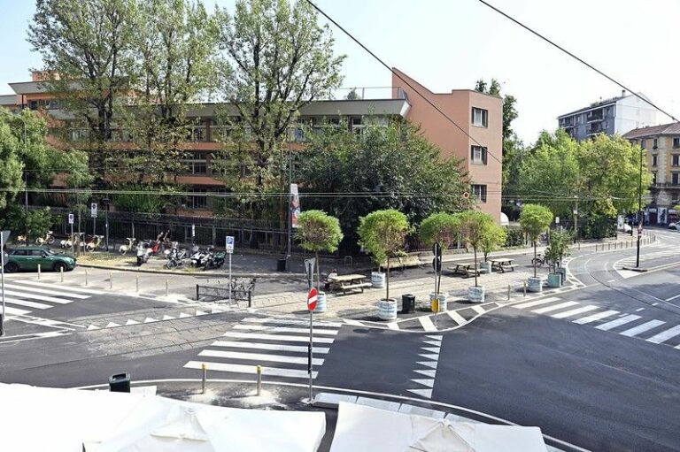 Milano, completato il restyling di piazzale Bacone