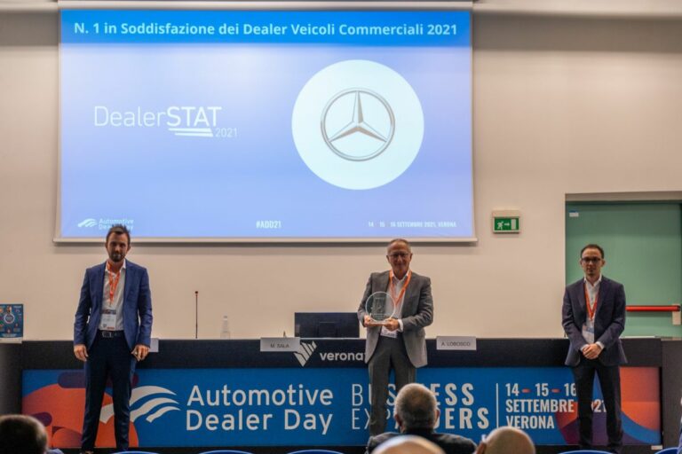 Mercedes-Benz Italia Vans sale sul podio DI DealerStat 2021