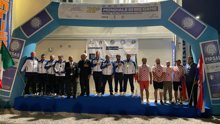 Pesca Sportiva, a Pesaro azzurri campioni del mondo di Big Game