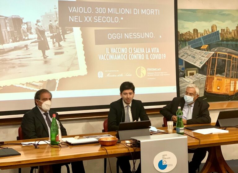 Covid, al via campagna Pro-Vax degli Ordini dei Medici