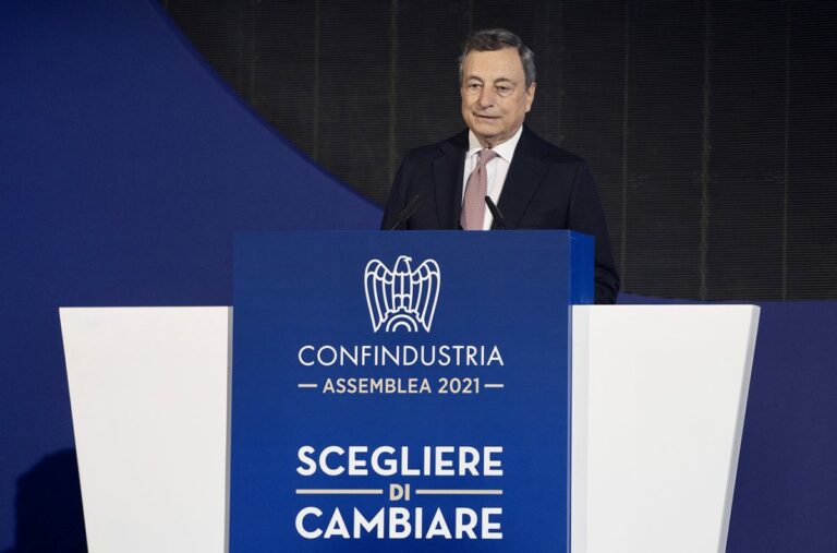 Draghi “Non aumenteremo le tasse”