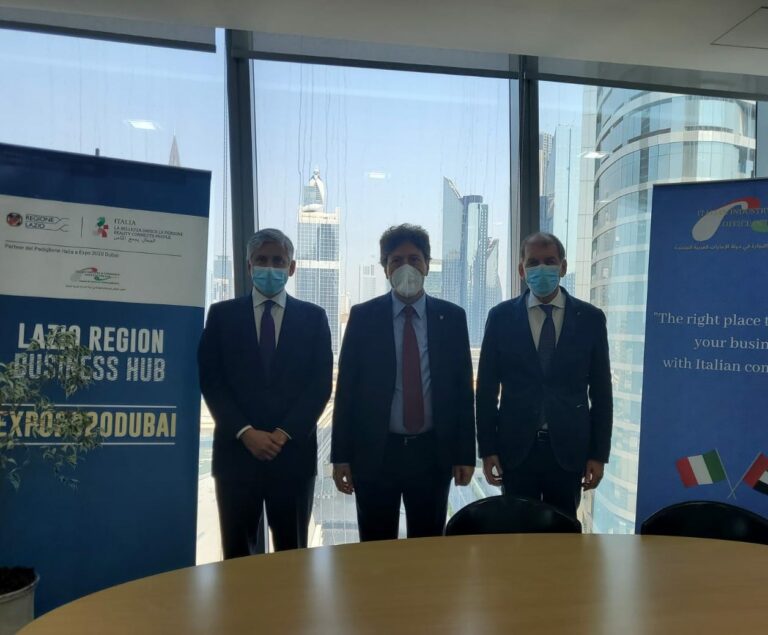 Expo2020, Regione Lazio e Lazio Innova tra i protagonisti a Dubai